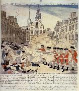 Paul Revere Le massacre de Boston Spain oil painting reproduction